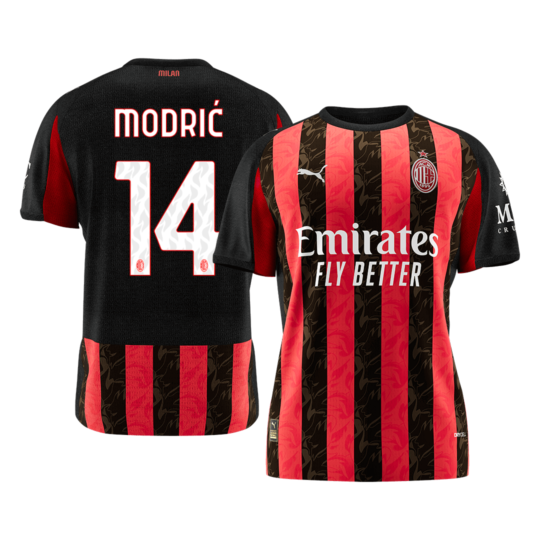 [PREMIUM] Pánske Futbalový Dres AC Miláno Domáci 2025/26 - MODRIĆ #14