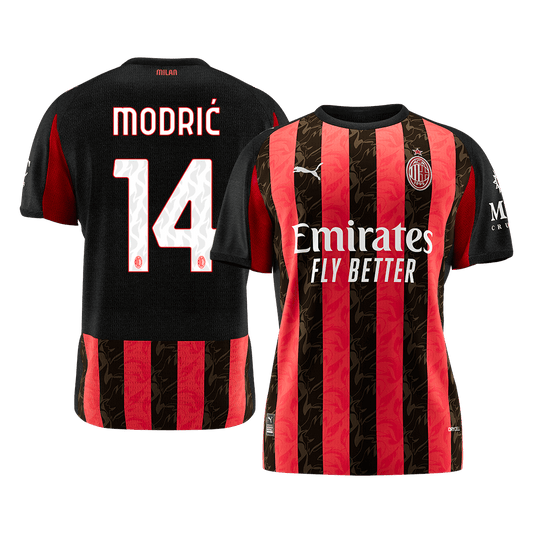 [PREMIUM] Pánske Futbalový Dres AC Miláno Domáci 2025/26 - MODRIĆ #14