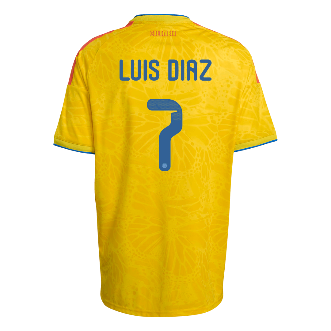 Kolumbia pánsky domáci futbalový dres MS 2026 - LUIS DíAZ #7