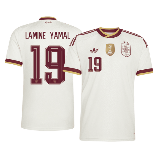 Pánske Futbalový Dres Španielsko Vonkajší MS 2026 - LAMINE YAMAL #19