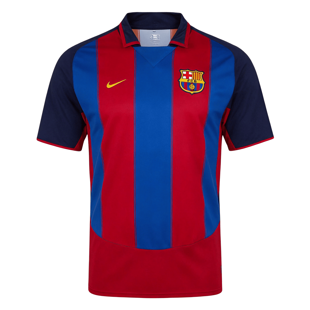 Pánske Retro Futbalový Dres Barcelona Domáci 2003/04