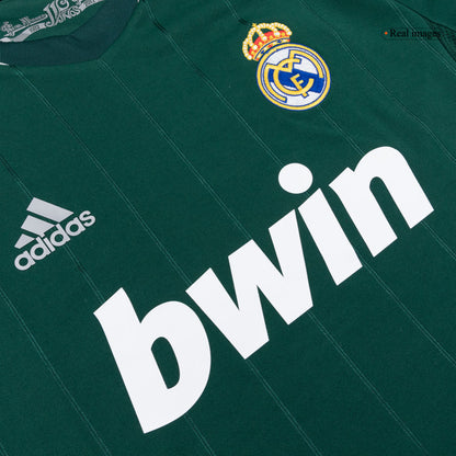 Real Madrid pánsky tretí retro futbalový dres s dlhými rukávmi 2012/13