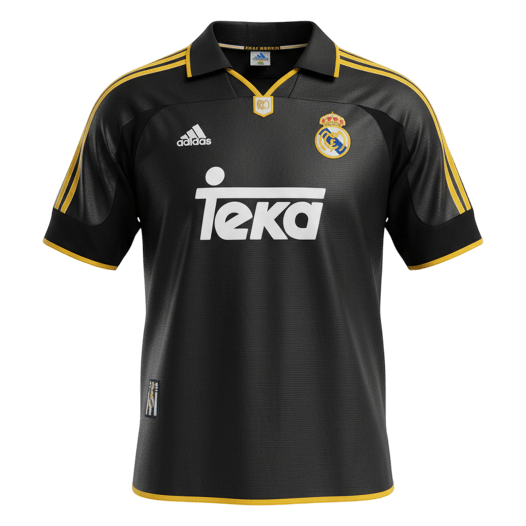 Real Madrid pánsky vonkajší retro futbalový dres 1999/01