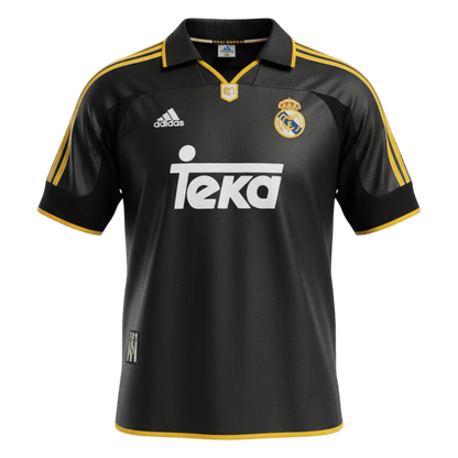 Real Madrid pánsky vonkajší retro futbalový dres 1999/01