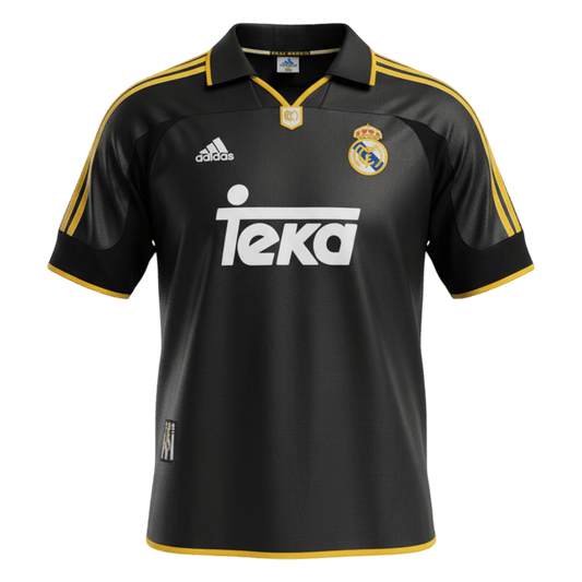 Real Madrid pánsky vonkajší retro futbalový dres 1999/01