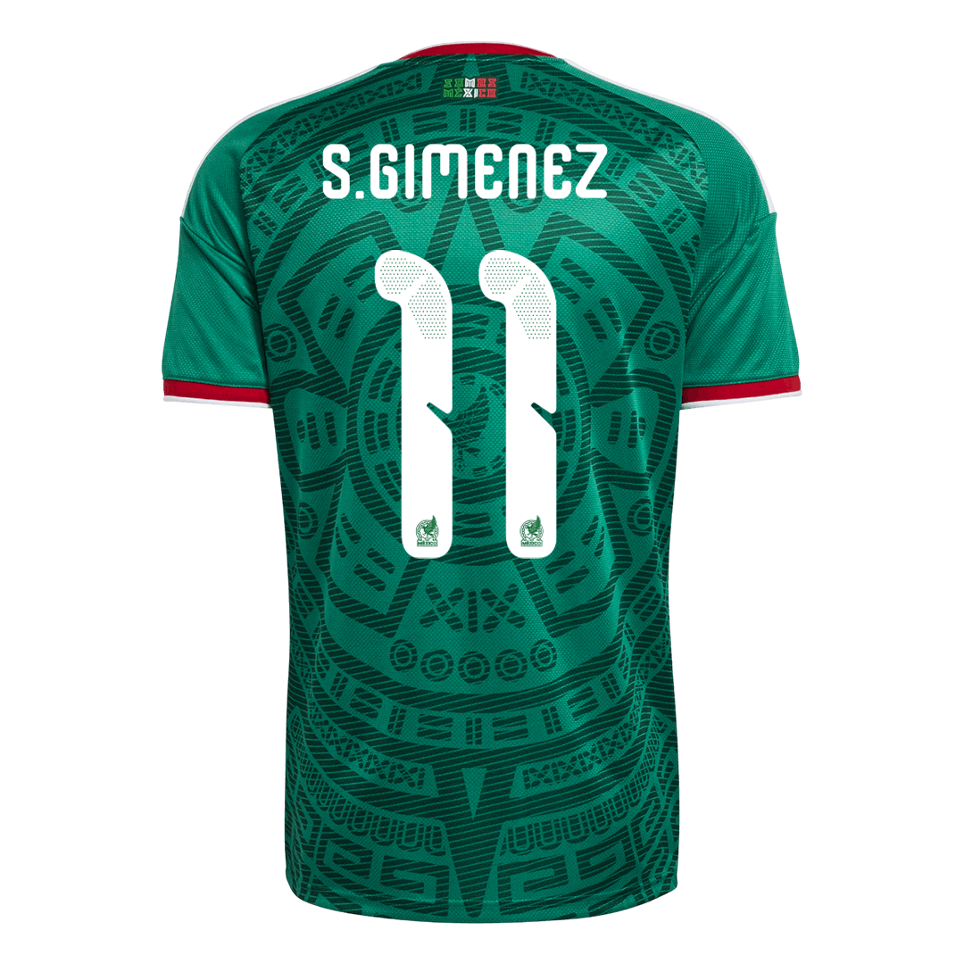 Mexiko pánsky domáci futbalový dres MS 2026 - S.GIMENEZ #11 (Prémiová kvalita)