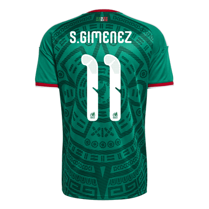 Mexiko pánsky domáci futbalový dres MS 2026 - S.GIMENEZ #11 (Prémiová kvalita)