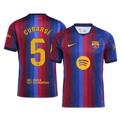 Barcelona pánsky domáci futbalový dres 2026/27 – CUBARSÍ #5