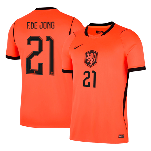 Pánske Futbalový Dres Holandsko Domáci MS 2026 - F.DE JONG #21