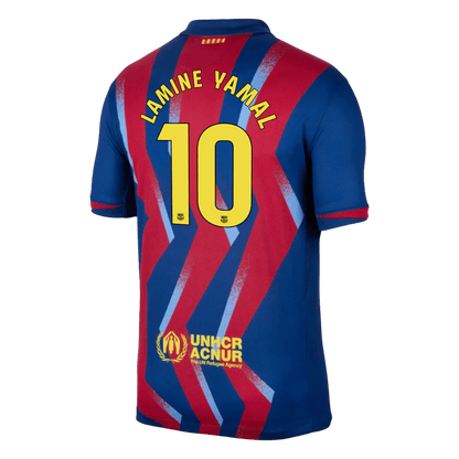 Barcelona pánsky štvrtý futbalový dres 2025/26 - LAMINE YAMAL #10