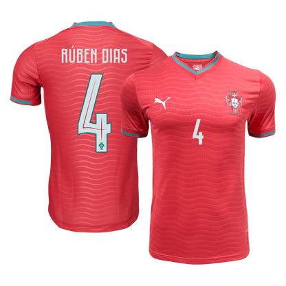 Portugalsko pánsky domáci futbalový dres MS 2026 - RÚBEN DIAS #4 [hráčska verzia]