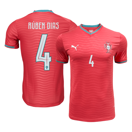 Portugalsko pánsky domáci futbalový dres MS 2026 - RÚBEN DIAS #4 [hráčska verzia]