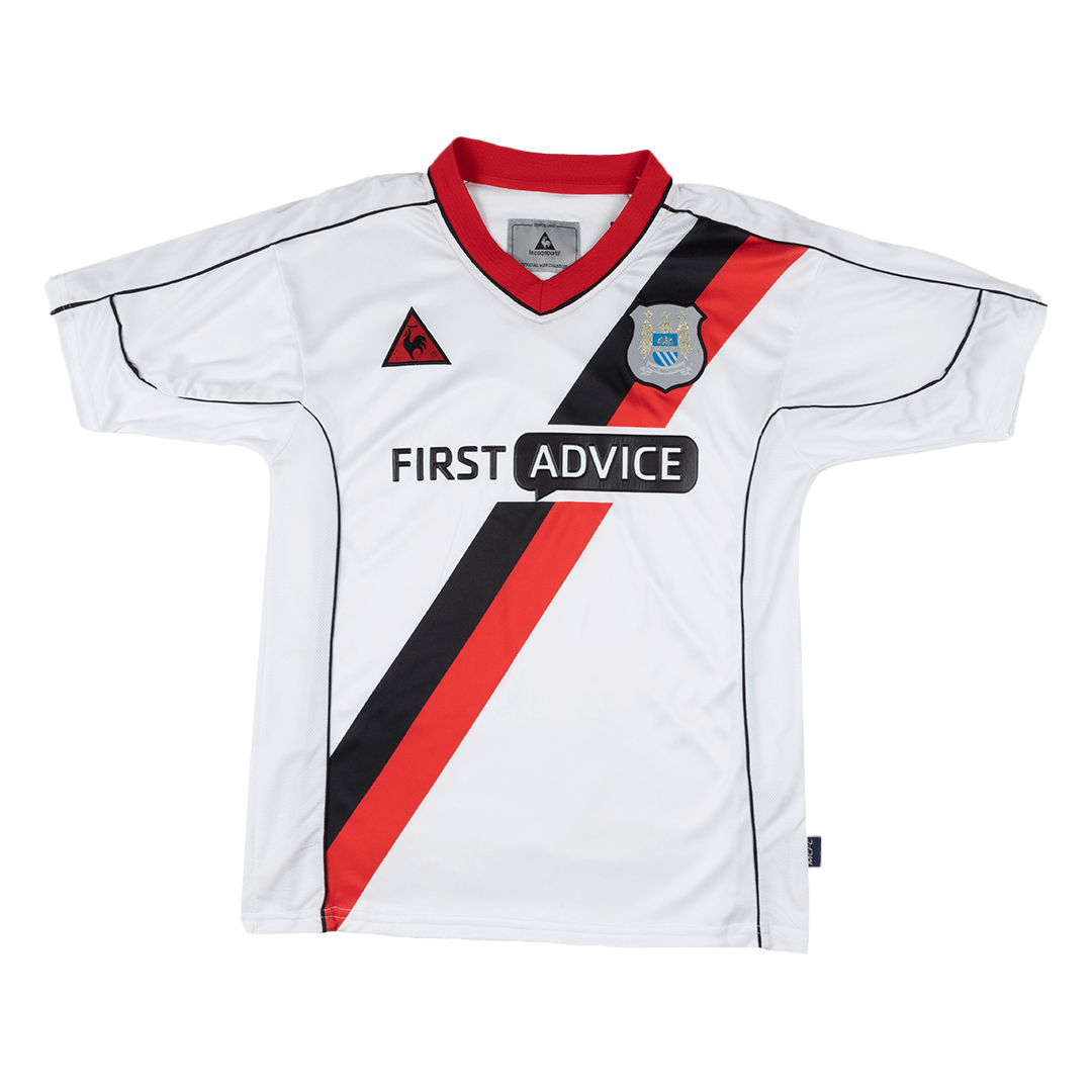 Manchester City pánsky vonkajší retro futbalový dres 2002/03