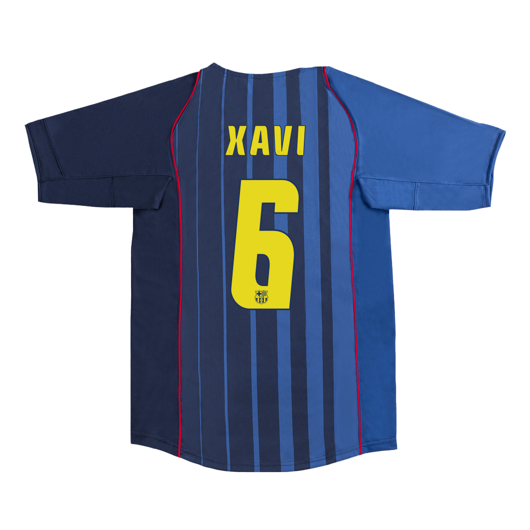 Barcelona pánsky vonkajší retro futbalový dres 2004/05 - XAVI #6