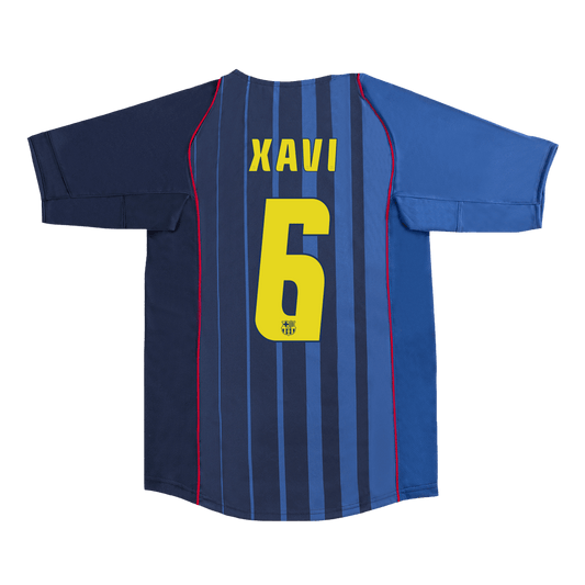 Barcelona pánsky vonkajší retro futbalový dres 2004/05 - XAVI #6