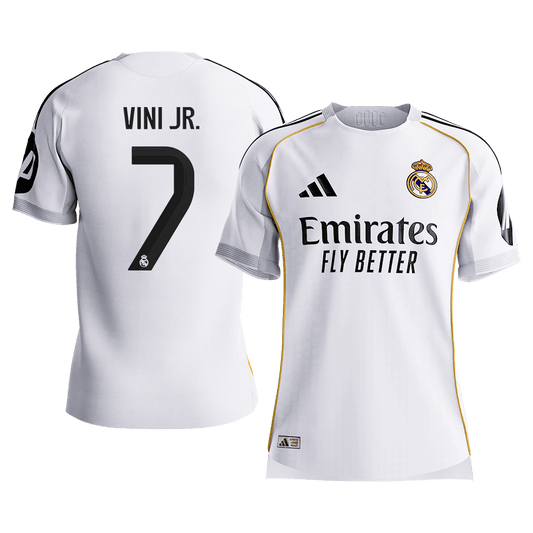 Real Madrid pánsky domáci futbalový dres 2025/26 - VINI JR. #7 [hráčska verzia] (Prémiová kvalita)