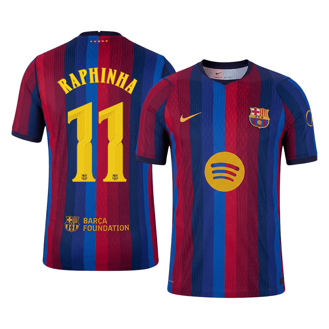 Barcelona pánsky domáci futbalový dres 2026/27 – RAPHINHA #11 – UCL [hráčska verzia]