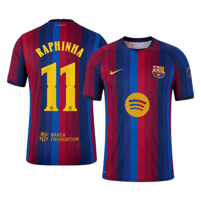 Barcelona pánsky domáci futbalový dres 2026/27 – RAPHINHA #11 – UCL [hráčska verzia]