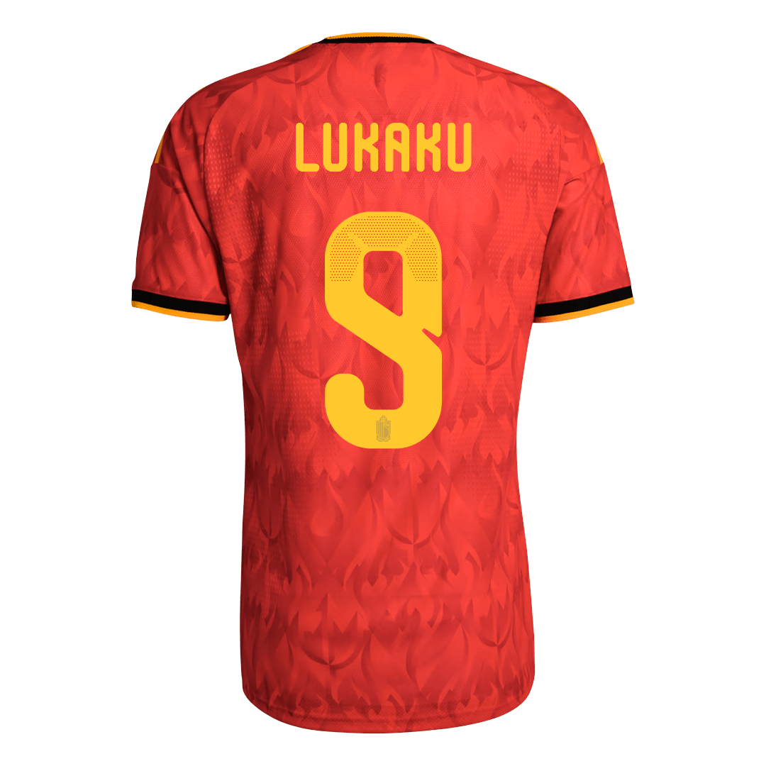 Pánske Futbalový Dres Belgicko Domáci MS 2026 Hráčska Verzia - LUKAKU #9