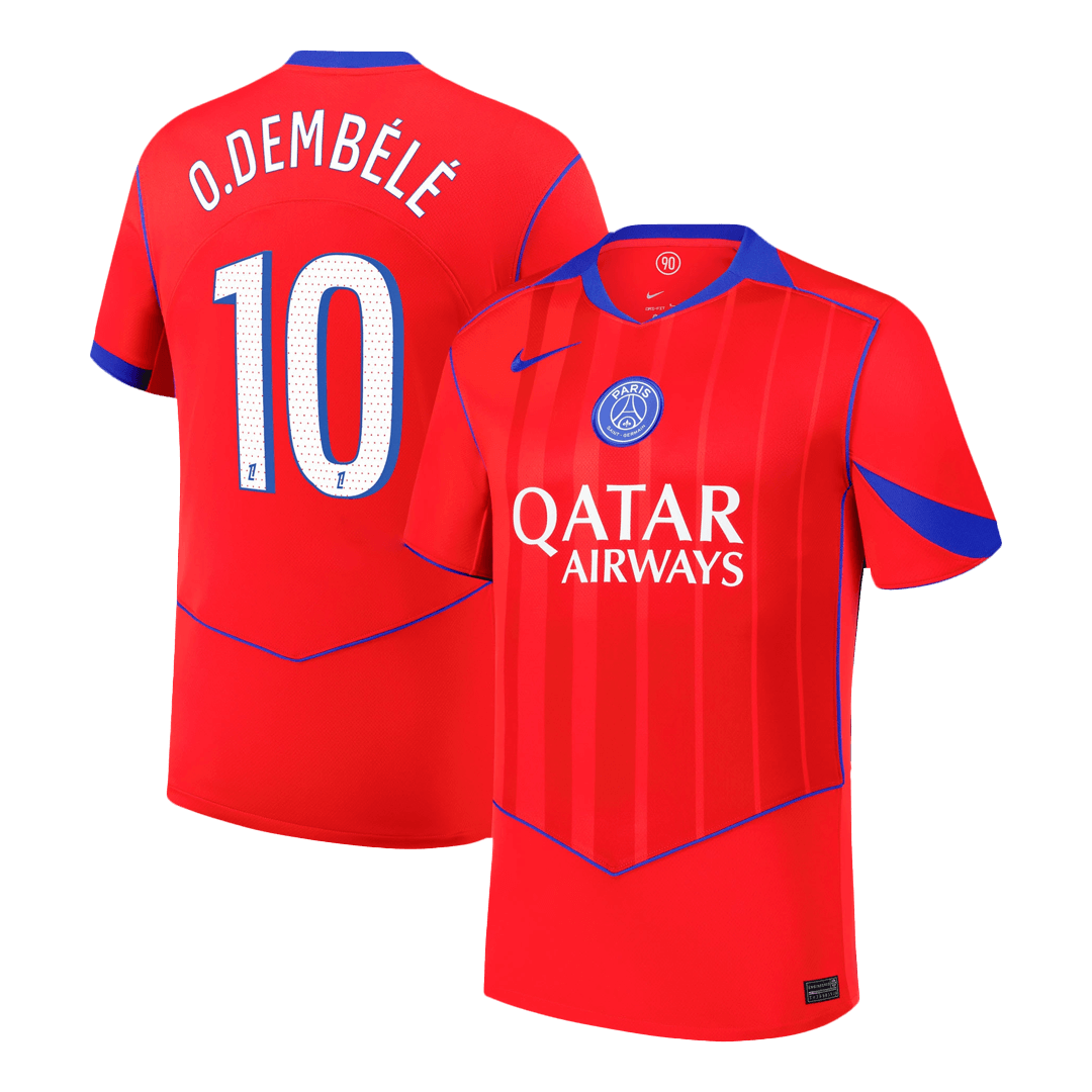 PSG pánsky tretí futbalový dres 2025/26 - O.DEMBÉLÉ #10
