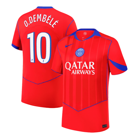 PSG pánsky tretí futbalový dres 2025/26 - O.DEMBÉLÉ #10