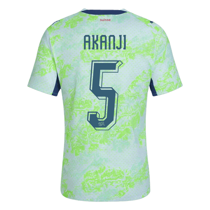 Švajčiarsko pánsky vonkajší futbalový dres MS 2026 - AKANJI #5 [hráčska verzia]