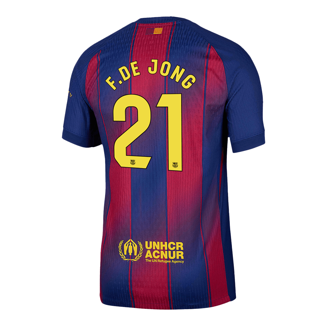 Barcelona pánsky domáci futbalový dres 2025/26 - F.DE JONG #21 [hráčska verzia]