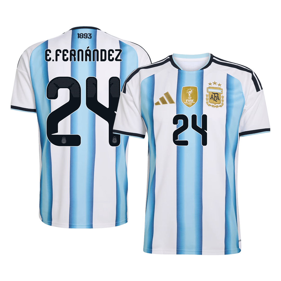 [PREMIUM] Pánske Futbalový Dres Argentína Domáci MS 2026 - E. FERNÁNDEZ #24