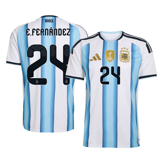 [PREMIUM] Pánske Futbalový Dres Argentína Domáci MS 2026 - E. FERNÁNDEZ #24