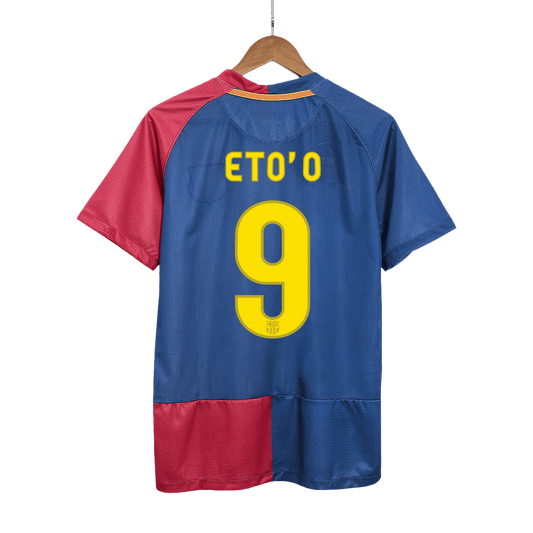 Barcelona pánsky domáci retro futbalový dres 2008/09 UCL Final - ETO'O #9