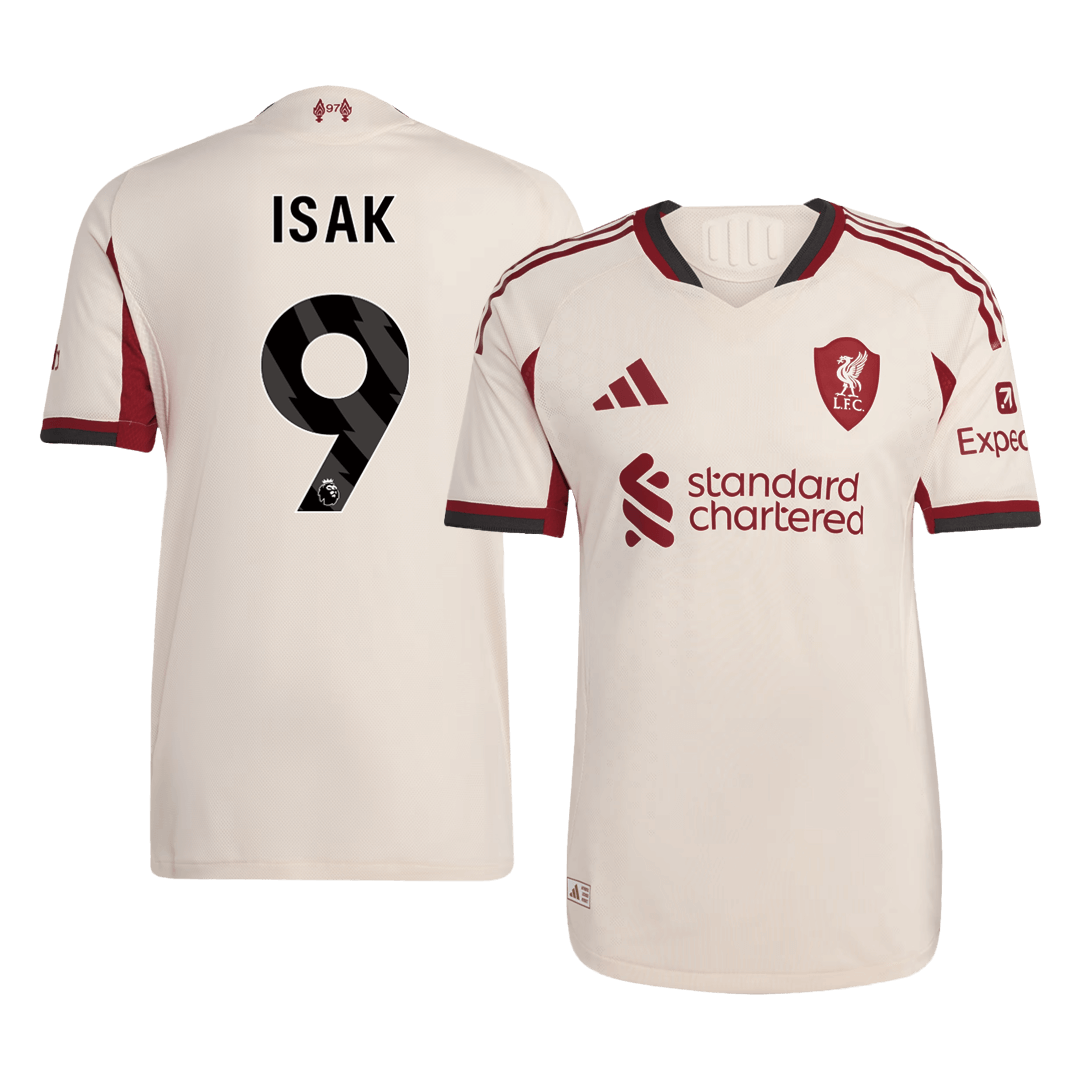 Liverpool pánsky vonkajší futbalový dres 2025/26 - ISAK ##9 [hráčska verzia]