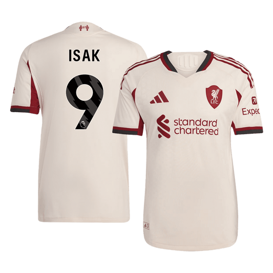 Liverpool pánsky vonkajší futbalový dres 2025/26 - ISAK ##9 [hráčska verzia]