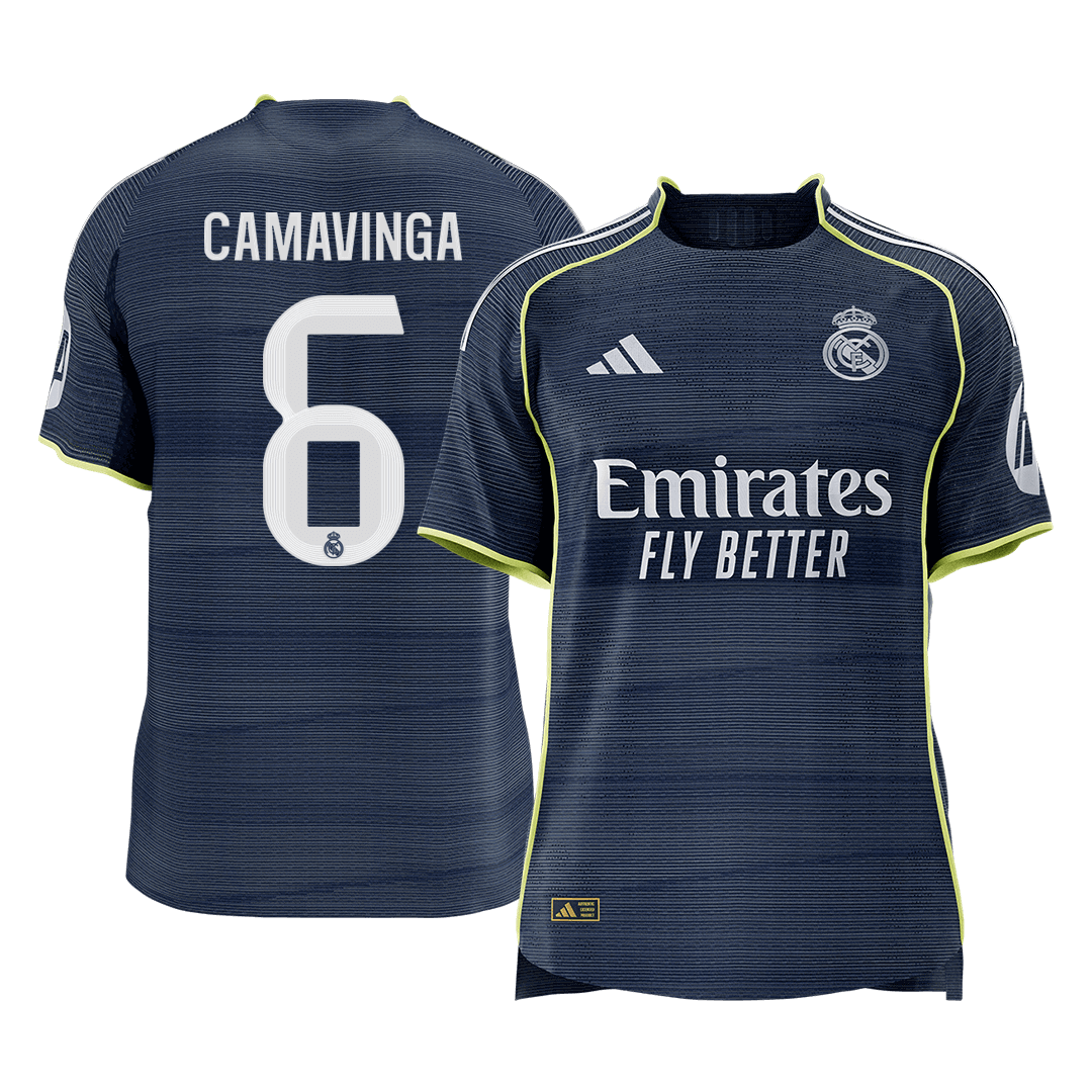Real Madrid pánsky vonkajší futbalový dres 2025/26 - CAMAVINGA #6 [hráčska verzia] (Prémiová kvalita)