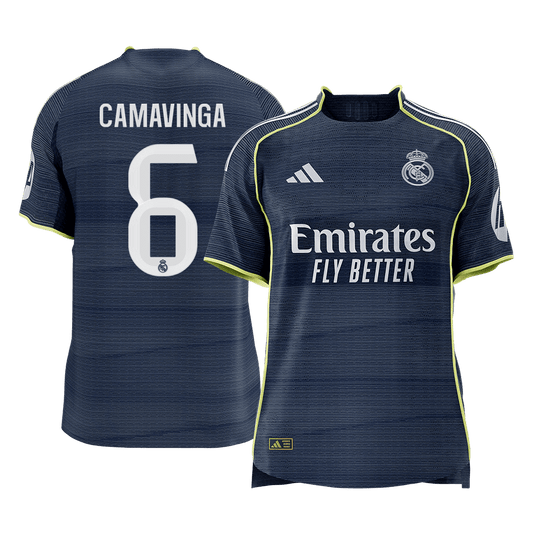 Real Madrid pánsky vonkajší futbalový dres 2025/26 - CAMAVINGA #6 [hráčska verzia] (Prémiová kvalita)