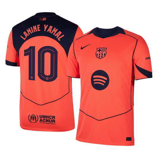 Barcelona pánsky tretí futbalový dres 2025/26 UCL - LAMINE YAMAL #10