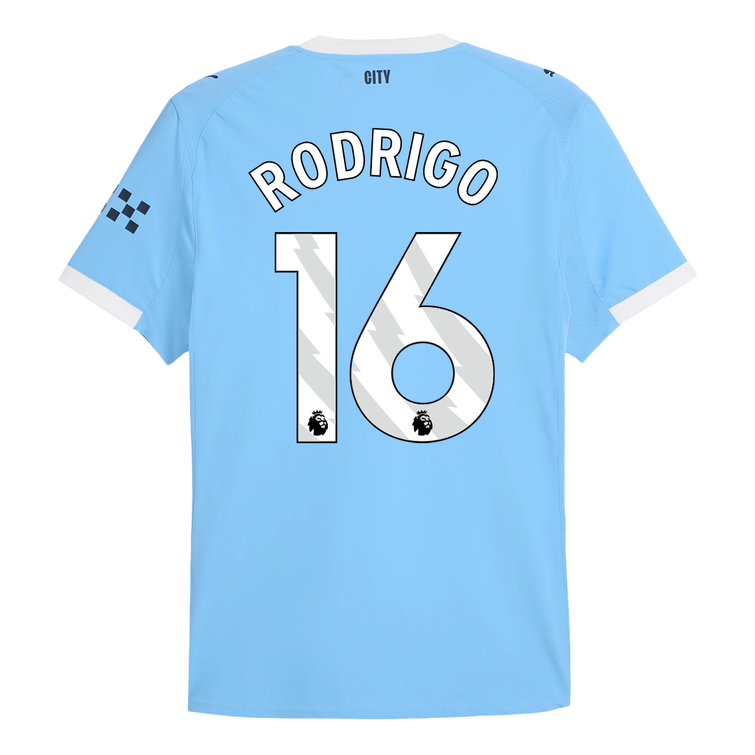Manchester City pánsky domáci futbalový dres 2025/26 - RODRIGO #16 [hráčska verzia]