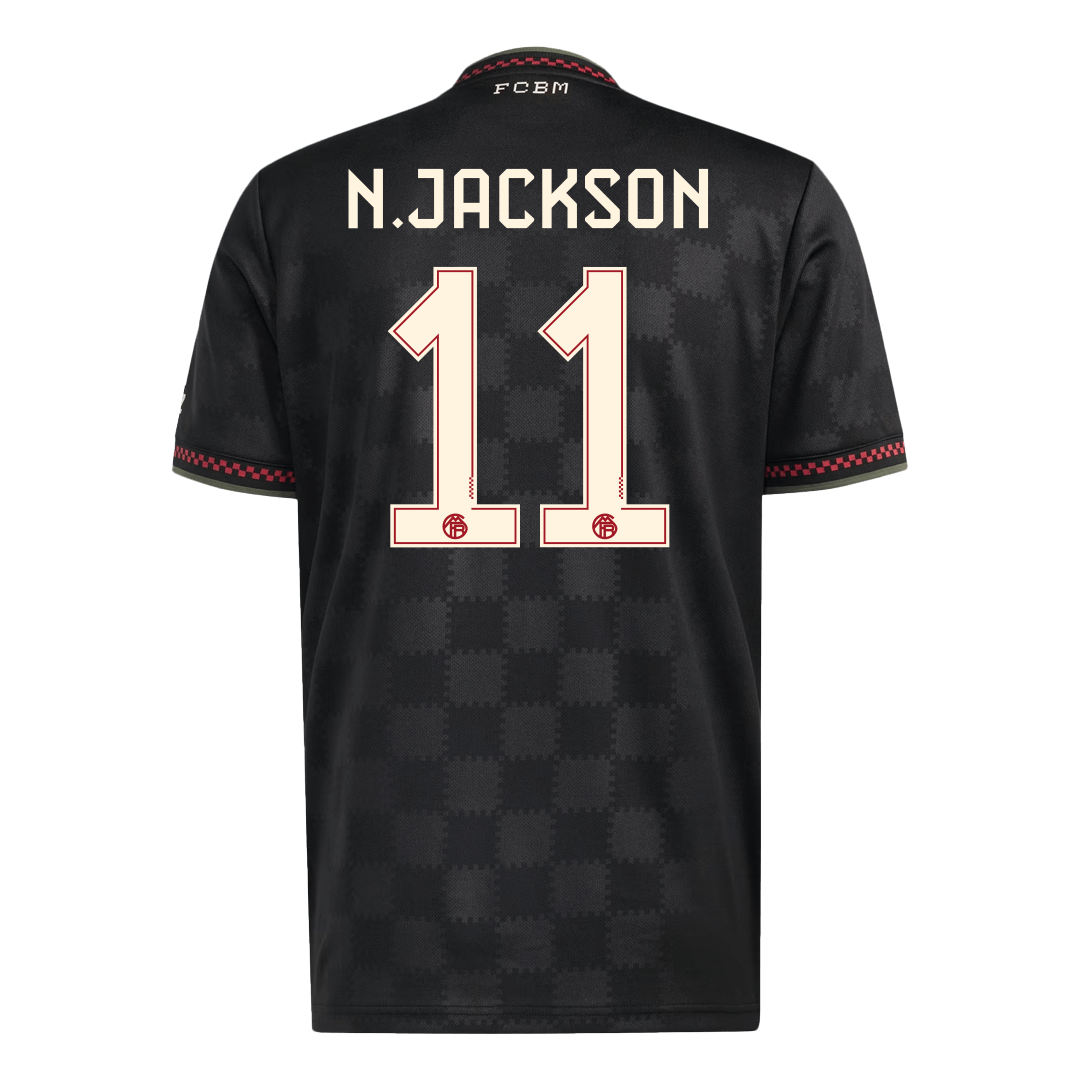 Bayern Mníchov pánsky tretí futbalový dres 2025/26 - N.JACKSON #11