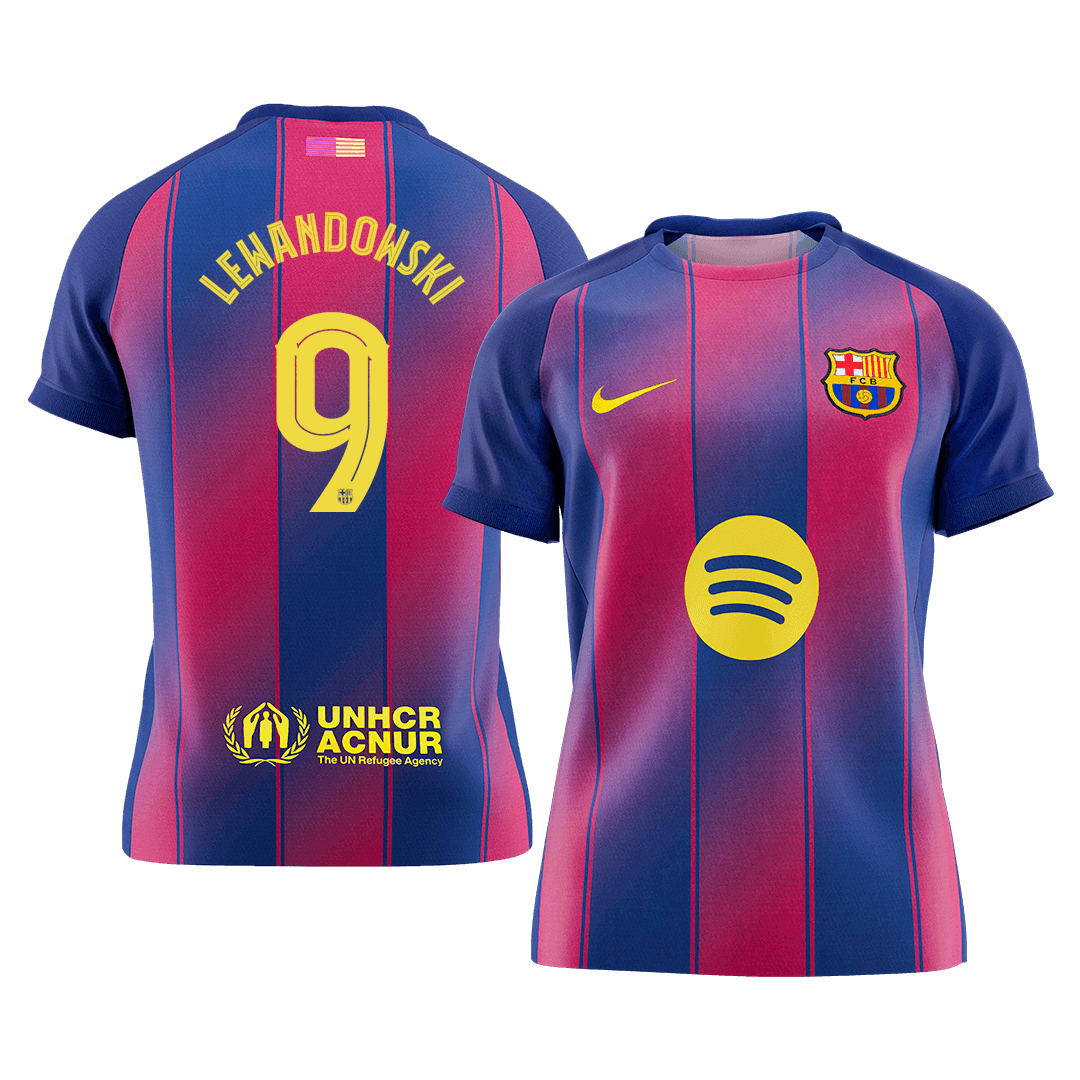 Barcelona pánsky domáci futbalový dres 2025/26 UCL - LEWANDOWSKI #9 (Prémiová kvalita)