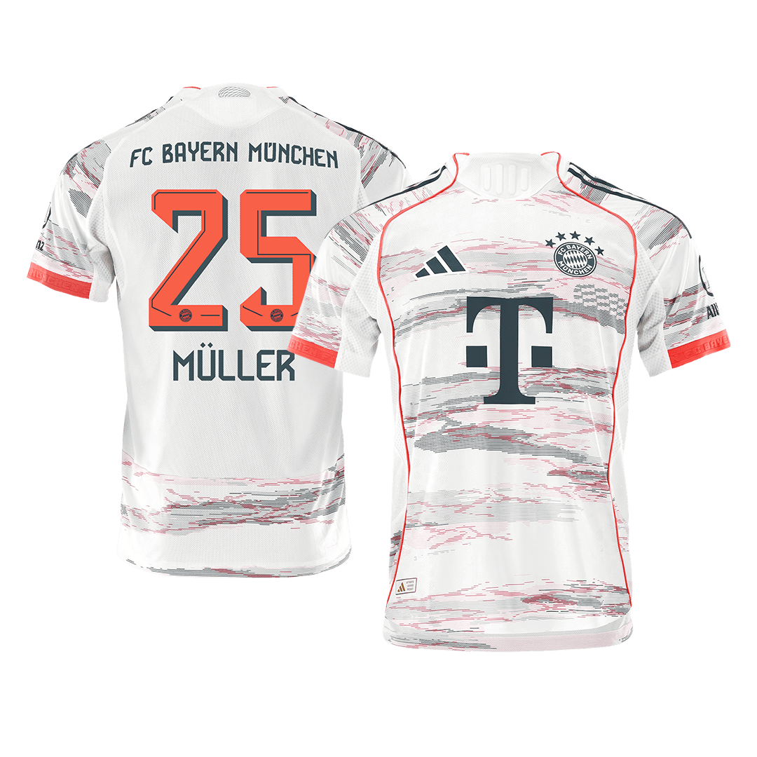 Bayern Mníchov pánsky vonkajší futbalový dres 2025/26 - MÜLLER #25 [hráčska verzia]