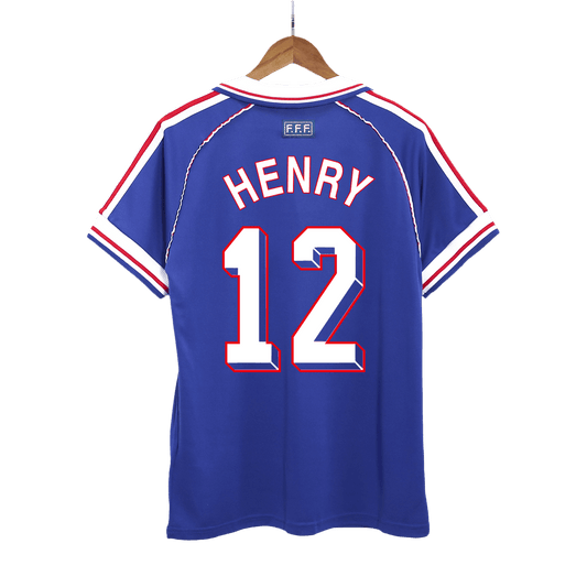 Francúzsko pánsky domáci retro futbalový dres MS 1998 - HENRY #12