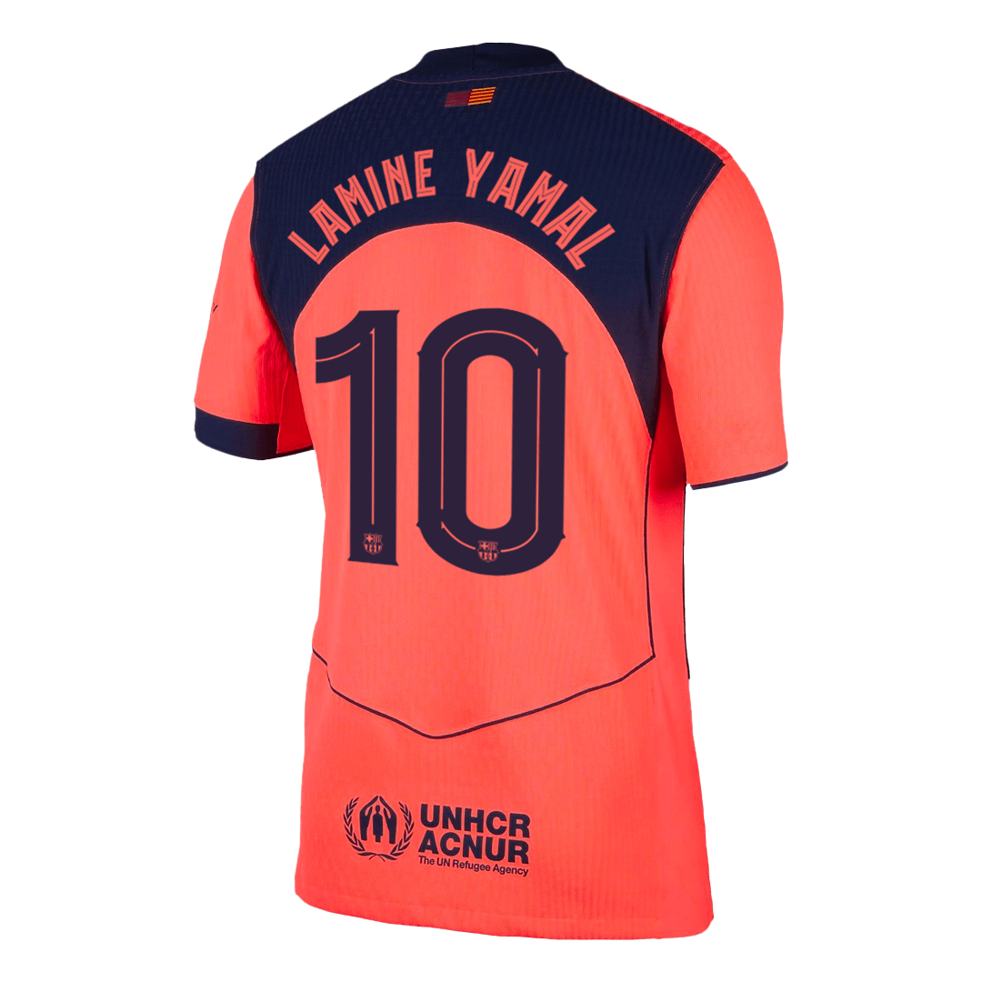 Barcelona pánsky tretí futbalový dres 2025/26 UCL - LAMINE YAMAL #10 [hráčska verzia]