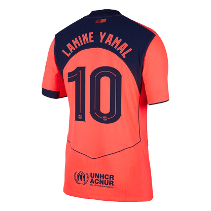 Barcelona pánsky tretí futbalový dres 2025/26 UCL - LAMINE YAMAL #10 [hráčska verzia]