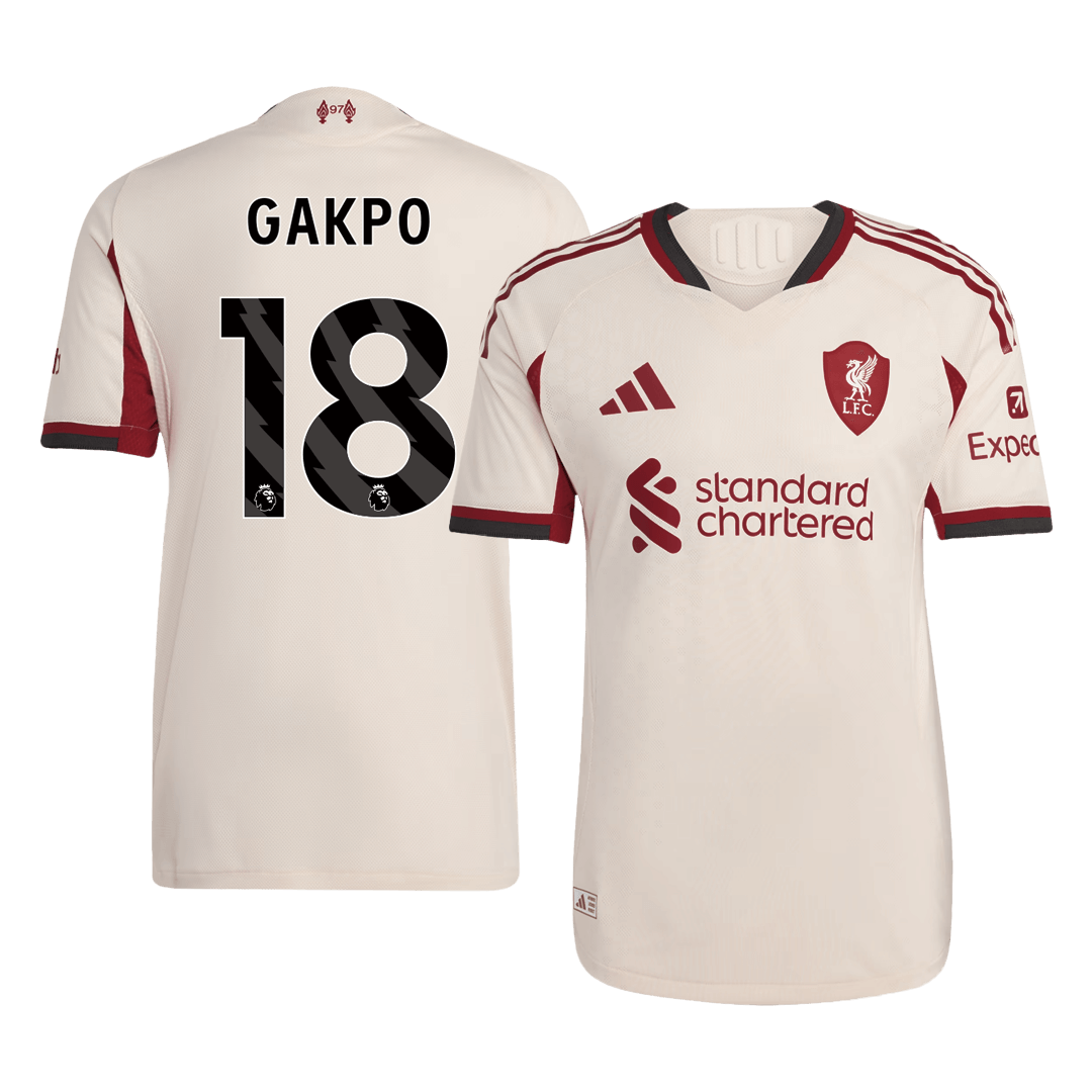 Liverpool pánsky vonkajší futbalový dres 2025/26 - GAKPO #18 [hráčska verzia]