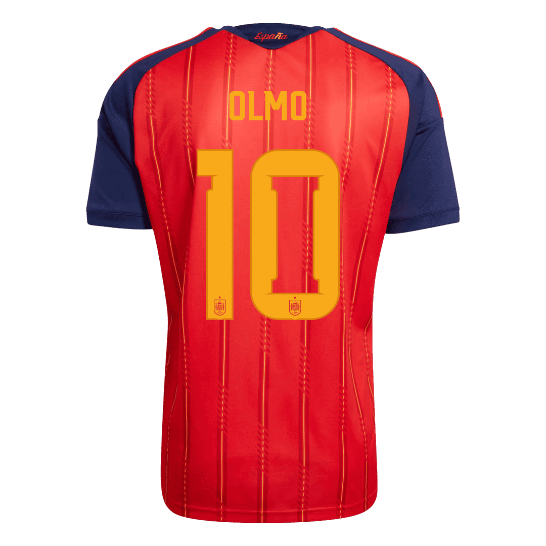 Pánske Futbalový Dres Španielsko Domáci MS 2026 - OLMO #10