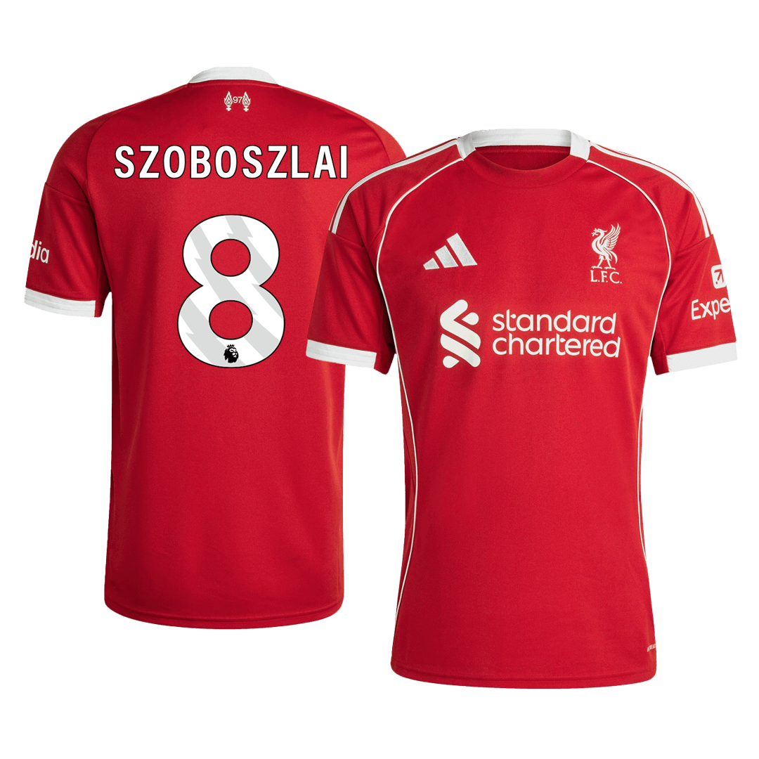 Liverpool pánsky domáci futbalový dres 2025/26 - SZOBOSZLAI #8