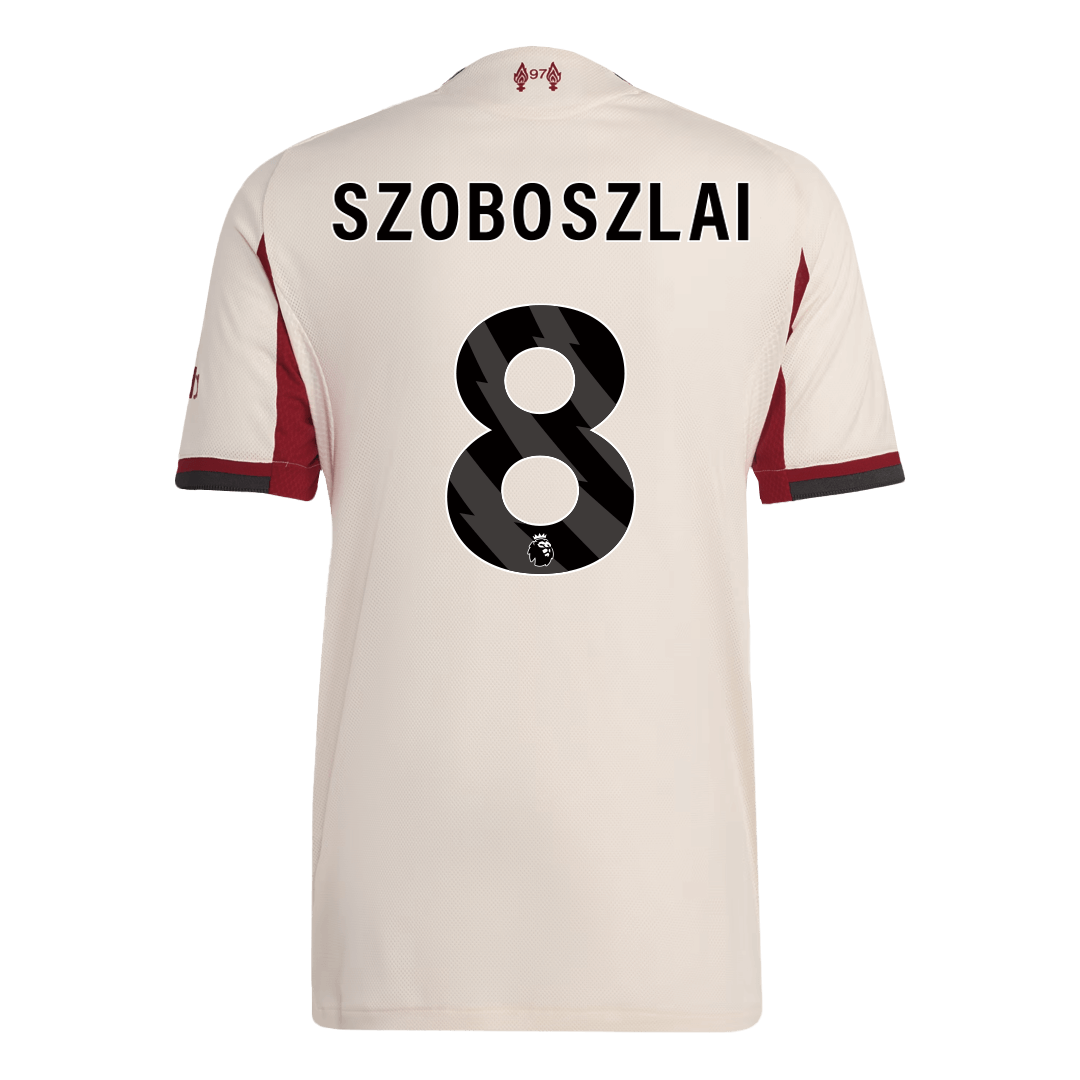 Liverpool pánsky vonkajší futbalový dres 2025/26 - SZOBOSZLAI #8 [hráčska verzia]