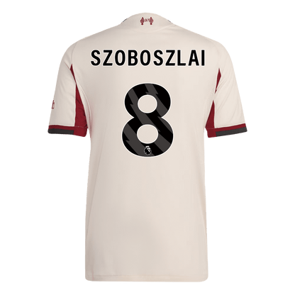 Liverpool pánsky vonkajší futbalový dres 2025/26 - SZOBOSZLAI #8 [hráčska verzia]