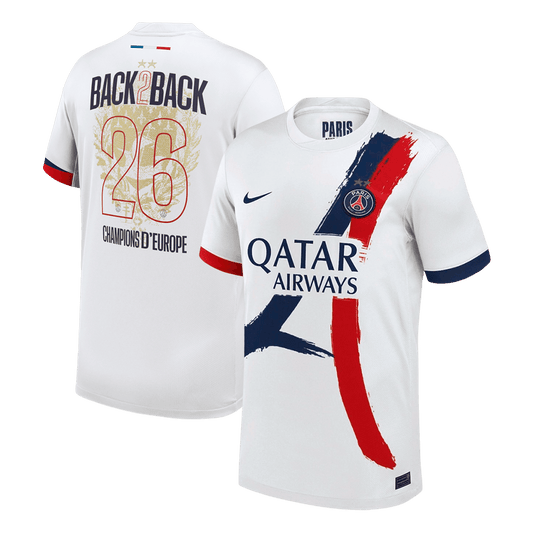 Pánske Futbalový Dres PSG Vonkajší 2024/26 - Champions of Europe #26