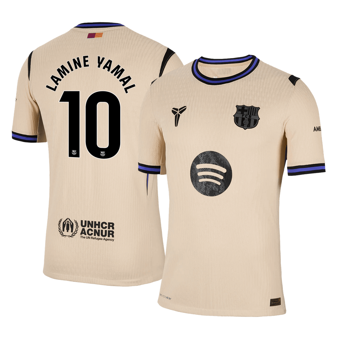 Barcelona pánsky vonkajší futbalový dres 2025/26 - LAMINE YAMAL #10 [hráčska verzia]