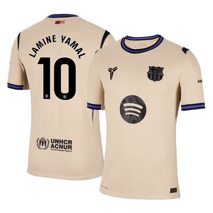 Barcelona pánsky vonkajší futbalový dres 2025/26 - LAMINE YAMAL #10 [hráčska verzia]